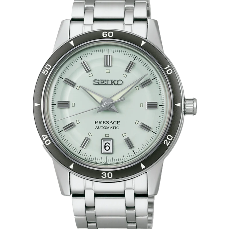 Reloj Seiko SRPL71J1 Presage Style 60's 4R35 esf verde claro b2