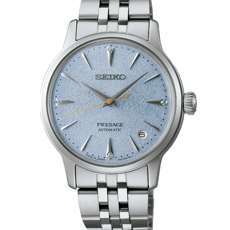 Reloj Seiko SRPL61J1 Presage Cocktail Autom 4R35 esf azul b2