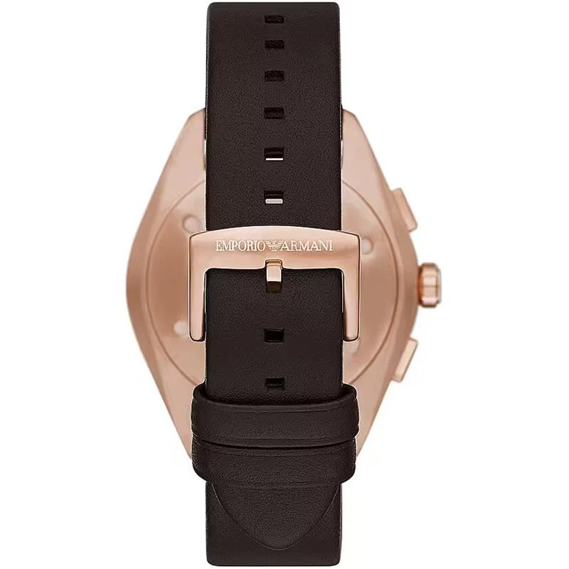 Reloj Emporio Armani Claudio Hombre Rosado Negro y Azul Cronógrafo AR11554