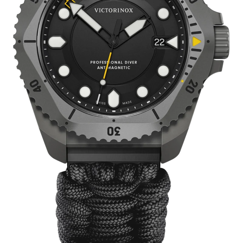 Reloj VICTORINOX swiss armys dive pro titanium black dial & paracord V241993.1 B2