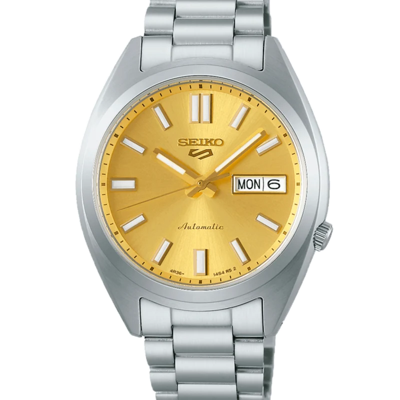 Reloj Seiko SRPL59K1 5 Sports SNXS 37,4mm Esf Champán b2