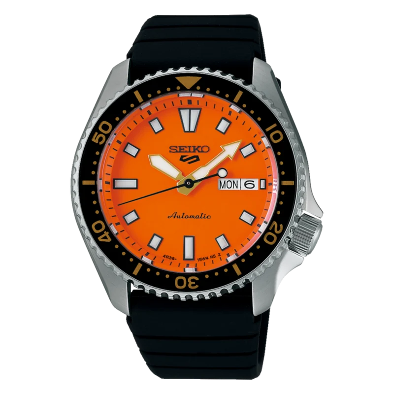 Reloj Seiko SRPL89K1 5 Sports SKX Street Style esf naranja b2