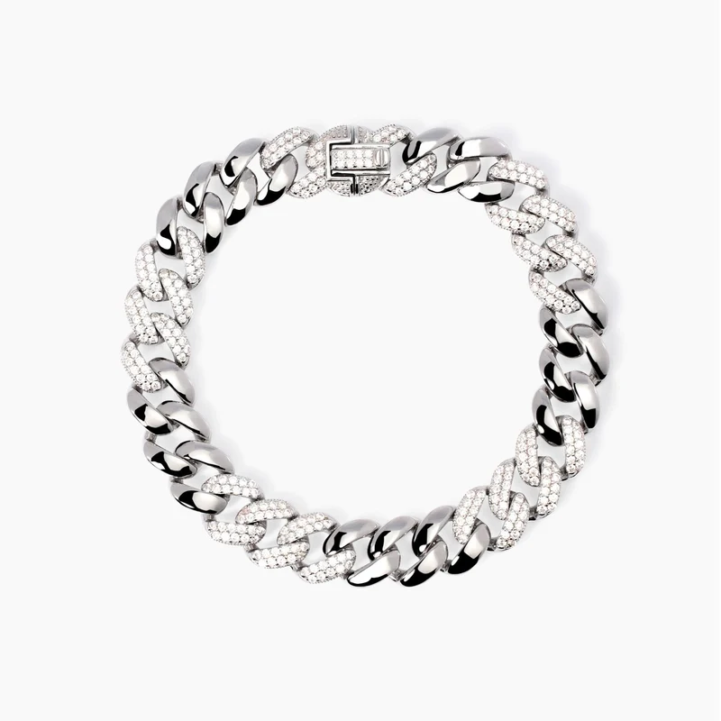 Pulsera Mabina con cadena groumette y circonitas Un gran privilegio 533965