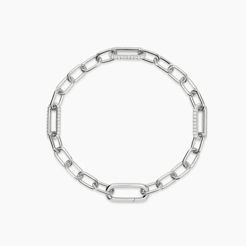 Pulsera Mabina de plata con circonitas RUE MADAME 534101