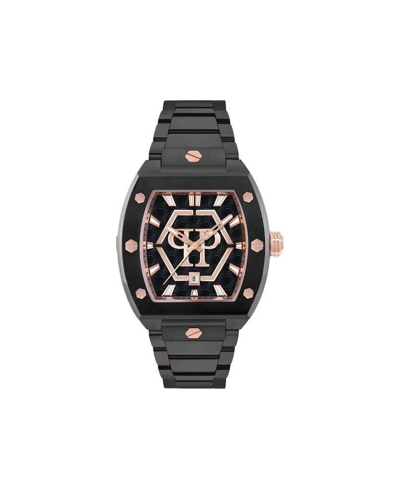 Philipp Plein Reloj de hombre The hexagon phantom PWPUA1025 de acero y correa negra
