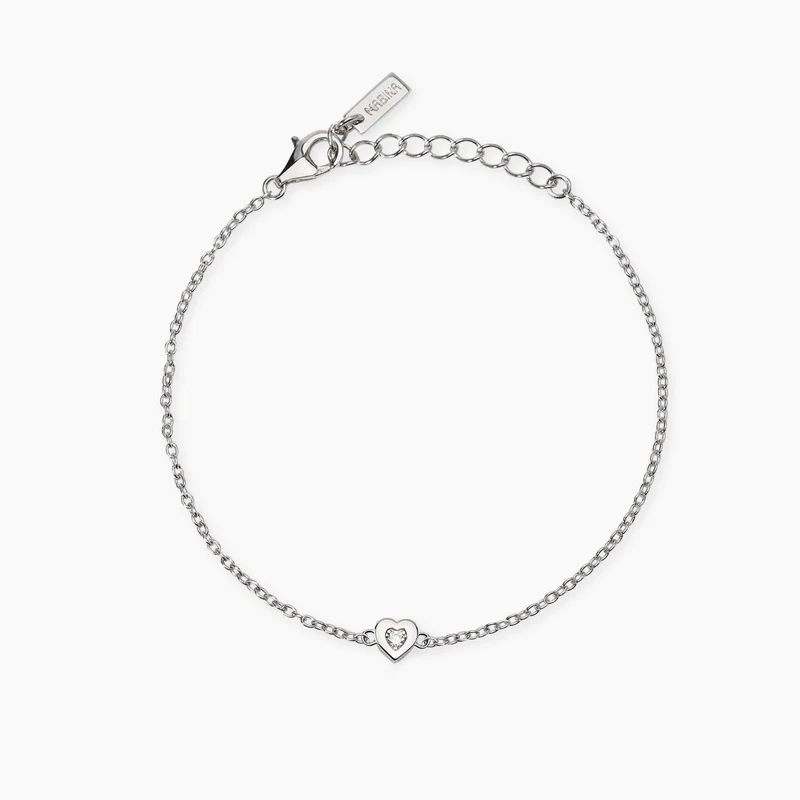 Pulsera Mabina de corazones y diamantes cultivados en laboratorio Mi diamante 534078