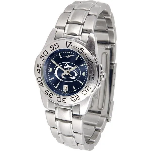 Penn State Nittany Lions Ladies AnoChrome Steel Band Sports Watch