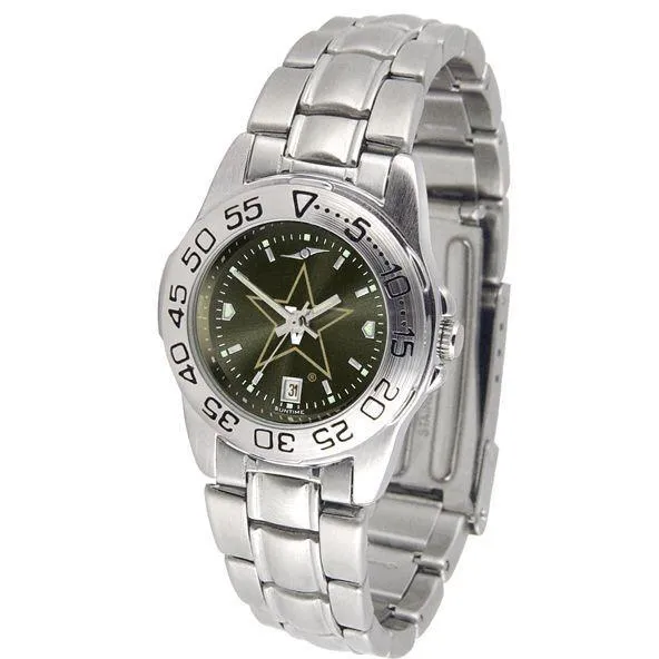 Vanderbilt Commodores Ladies AnoChrome Steel Band Sports Watch