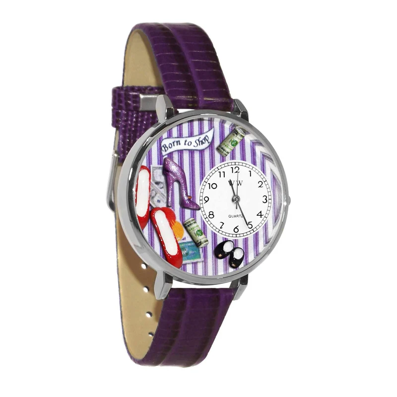 Shoe Shopper Watch in Silver (Large)