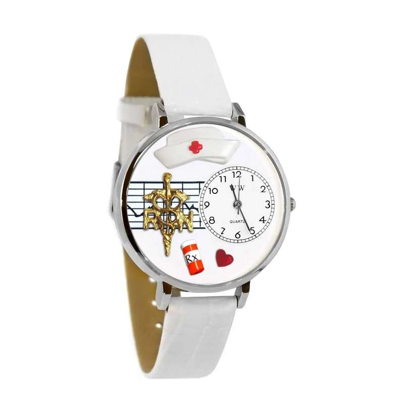 RN Watch in Silver (Large)