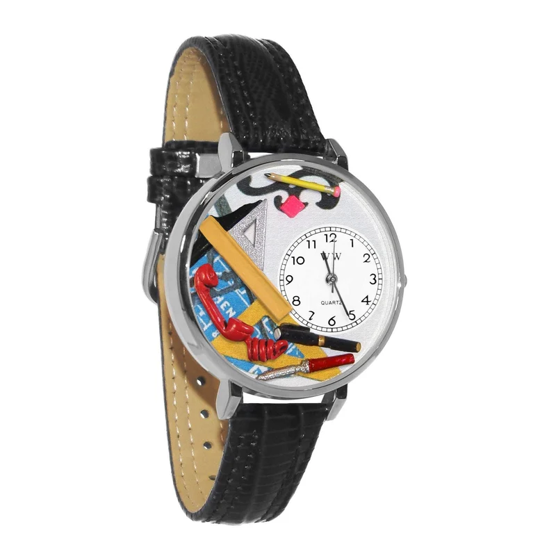 Architect Watch in Silver (Large)