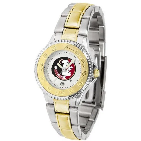 Florida State Seminoles Ladies Competitor Two-Tone Band Watch