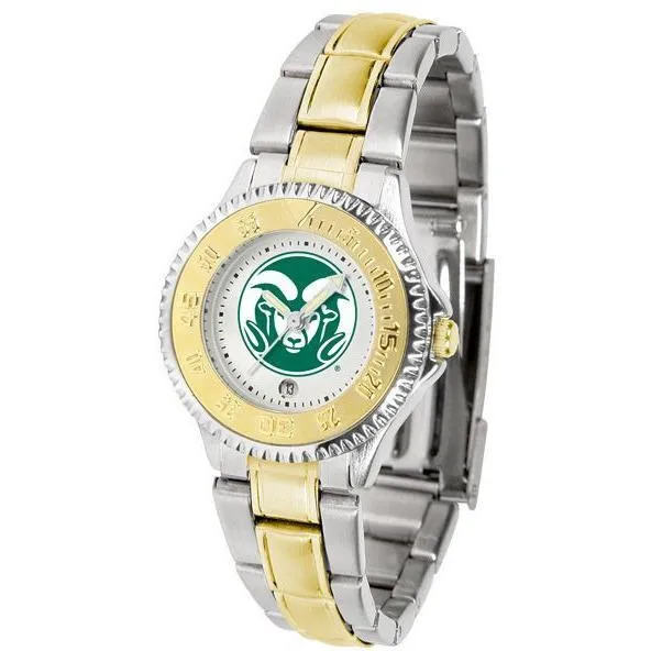 Colorado State Rams Ladies Competitor Two-Tone Band Watch