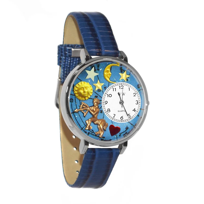 Sagittarius Watch in Silver (Large)
