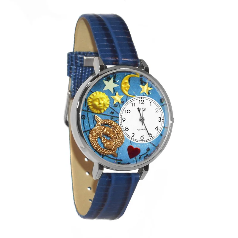 Pisces Watch in Silver (Large)