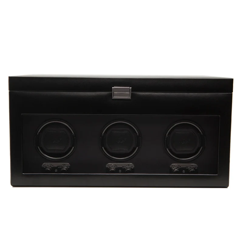 Wolf Heritage Triple Watch Winder with Storage 270502