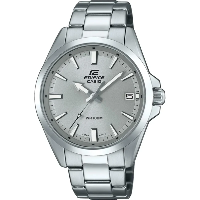 Casio Edifice Classic 40mm Stainless Steel Watch with Black Dial EFV-100D-8AVUEF