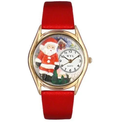 Christmas Santa Claus Watch Small GoldStyle