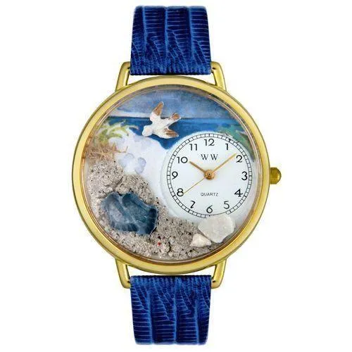 Footprints Watch in Gold (Large)