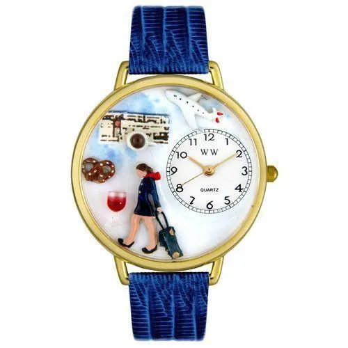 Flight Attendant Watch in Gold (Large)