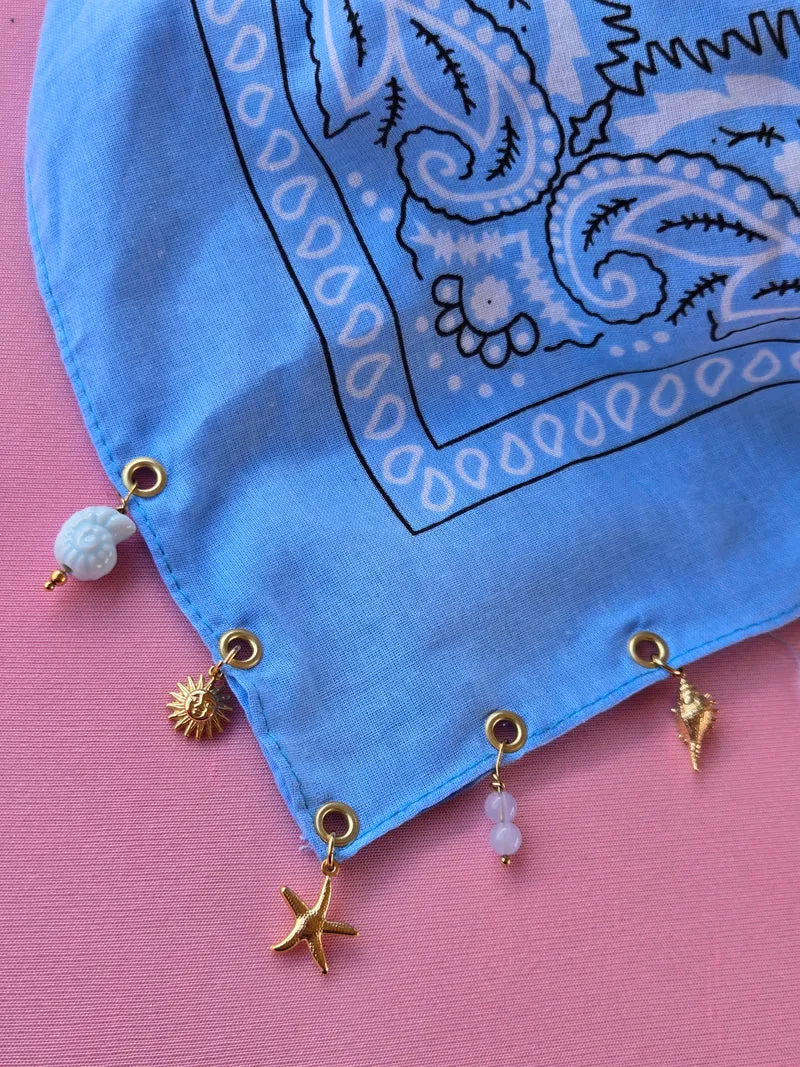 Bandana bleu ciel