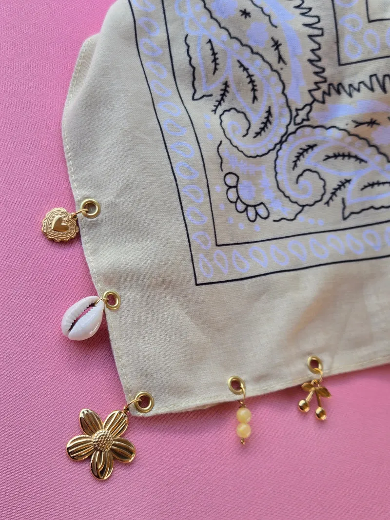Bandana jaune pastel
