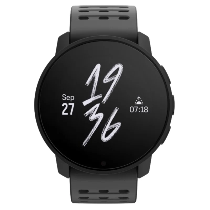 Suunto 9 Peak Pro 43mm Digital All Black Silicone Smart Fitness Watch SS050807000