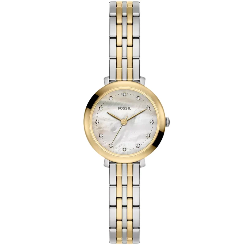 Fossil Heidi 26mm Mother of Pearl Dial Steel Ladies Quartz Watch ES5500