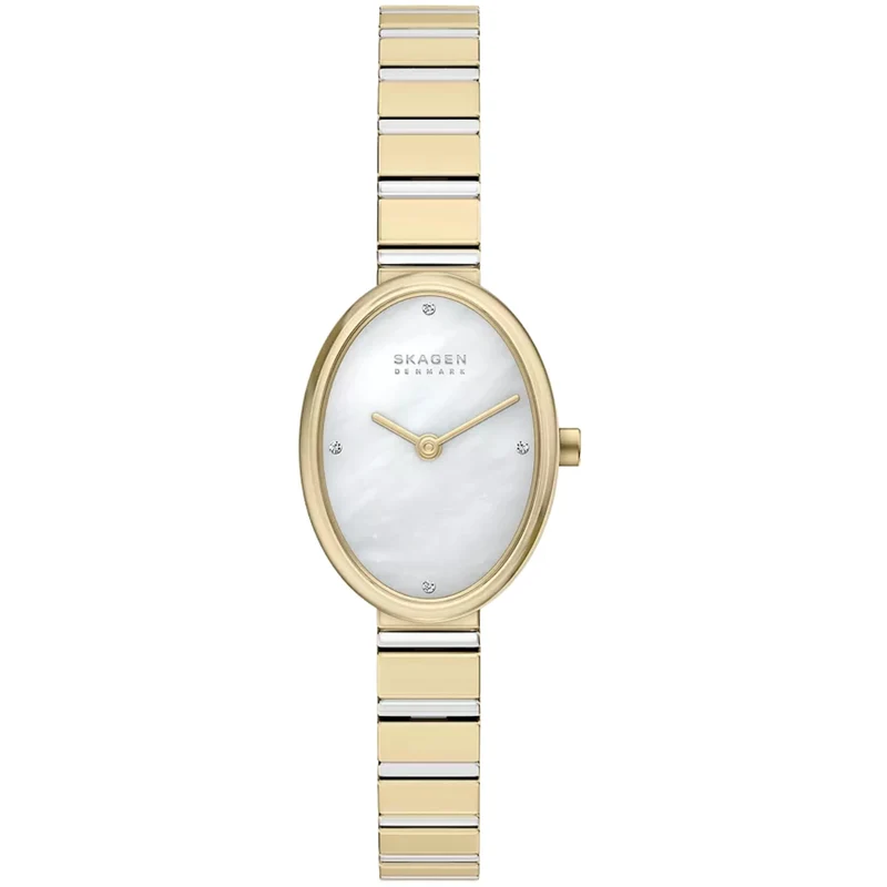 Skagen Anita Oval 20mm Mother of Pearl Steel Ladies Quartz Watch SKW3183