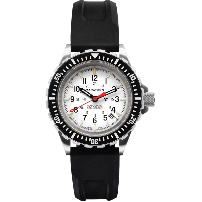 Marathon Arctic Edition Large Diver's Automatic White Dial Men’s Watch (GSAR) WW194006SS-0530