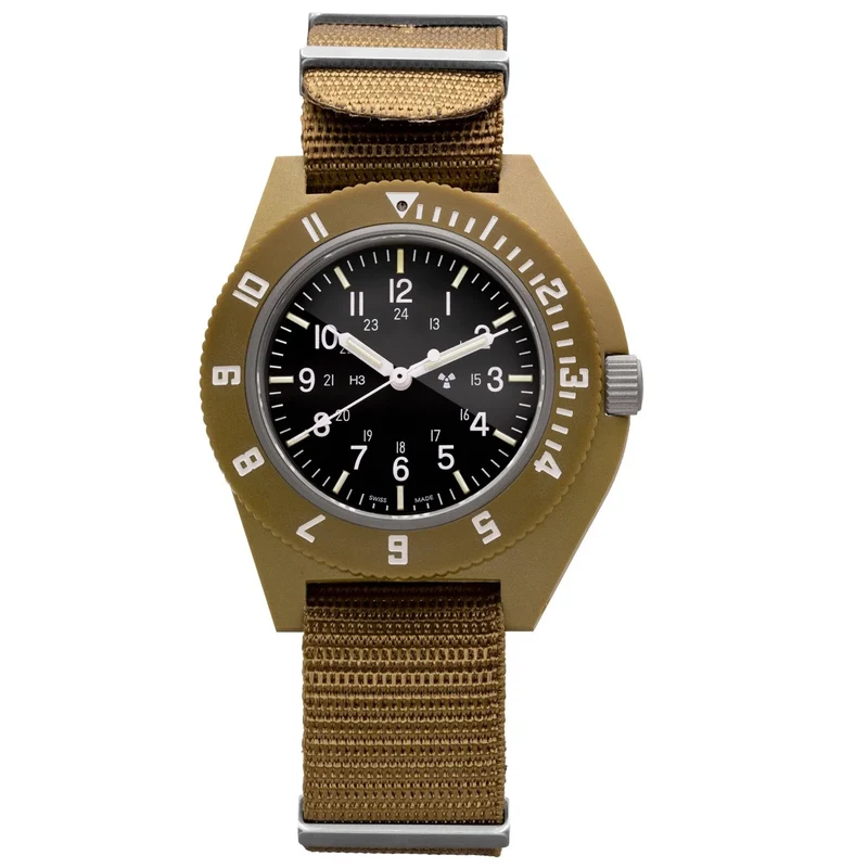 Marathon Navigator 41mm Black Dial Nylon Mens Quartz Watch WW194001DT-0802