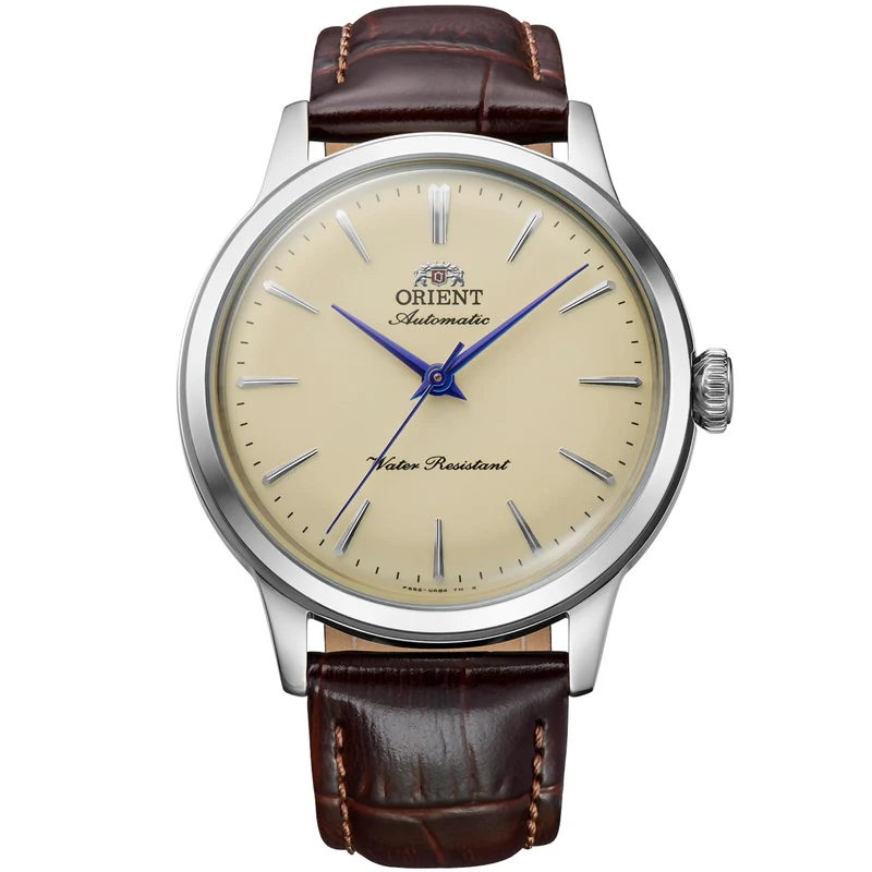 Orient Bambino 'No-Date' 36mm Ivory Dial Leather Automatic Watch RA-BB0104Y30B