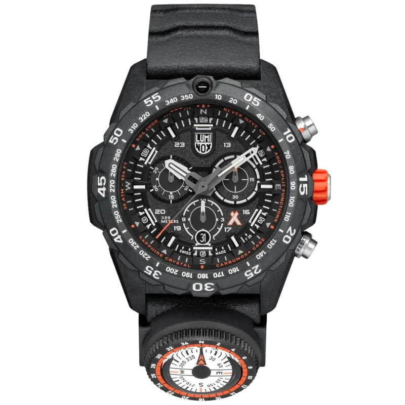 Luminox Bear Grylls Survival 45mm Black Dial Rubber Mens Quartz Watch XB.3741