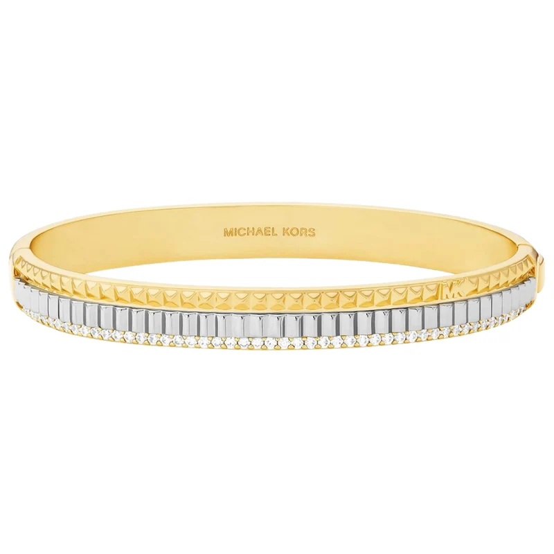 Michael Kors Lexington Two-Tone Cubic Zirconia Ladies Bangle MKJ8646931