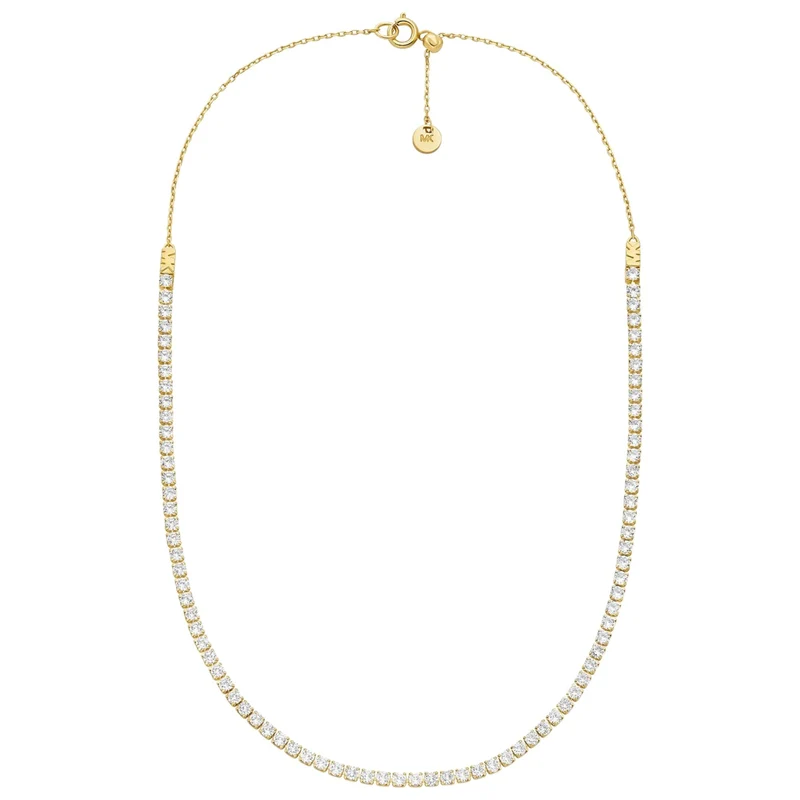 Michael Kors Brilliance Gold Pavé Ladies Tennis Necklace MKJ8649710