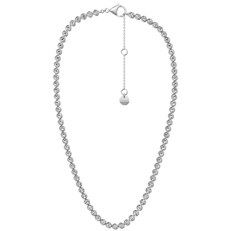 Skagen Moderne Glitz Silver Ladies Necklace SKJ5018040