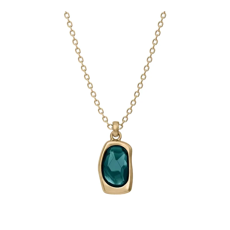 Skagen Sofie Sea Glass Gold Ladies Pendant Necklace SKJ1913710