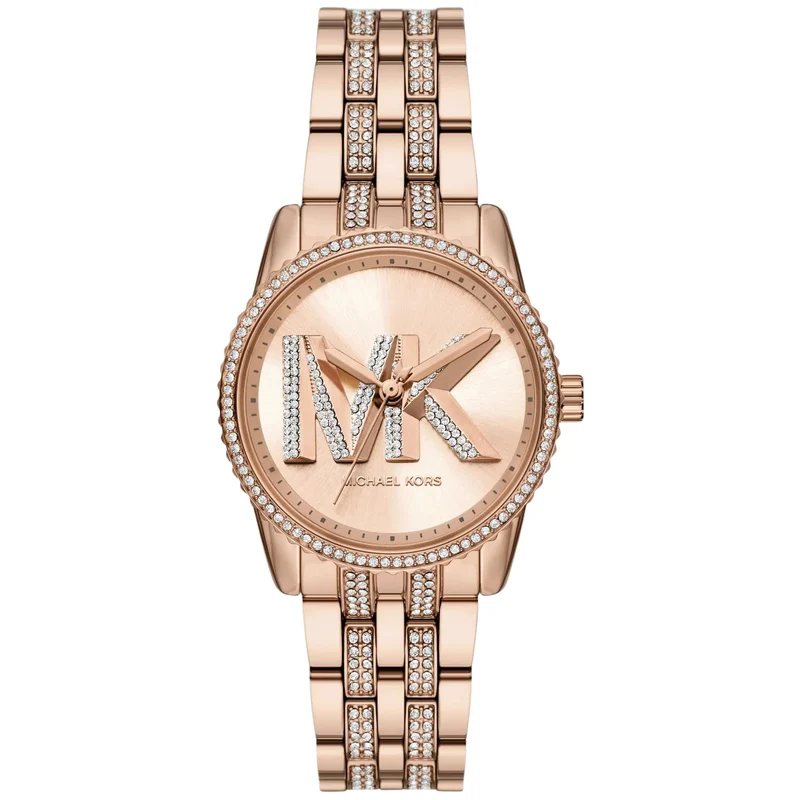 Michael Kors Bryant 35mm Rose Gold Dial Steel Ladies Quartz Watch MK7541