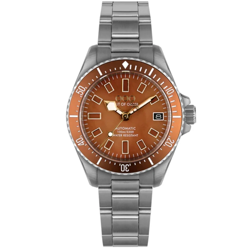 Out of Order Casanova 38mm Rialto Ember Mother of Pearl Steel Mens Automatic Watch OOO.001-38.AR