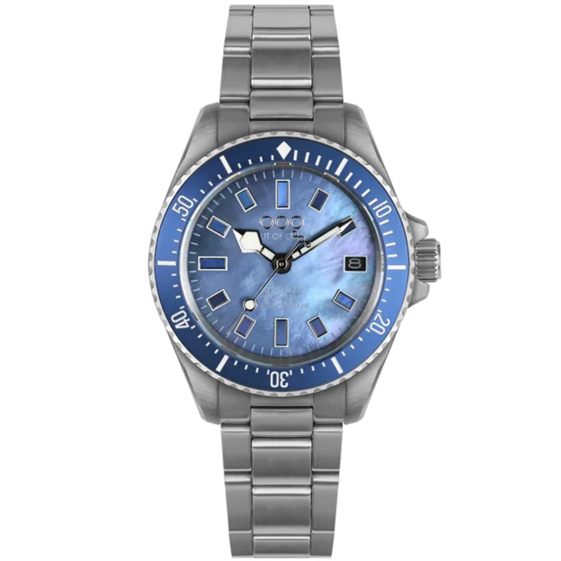 Out of Order Casanova 38mm Giudecca Blue Mother of Pearl Steel Mens Automatic Watch OOO.001-38.BL
