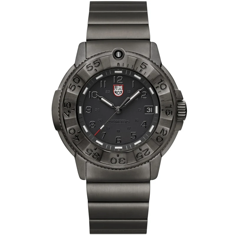 Luminox Navy SEAL Foundation 43mm Black Dial Steel Mens Quartz Watch XS.3228.NSF