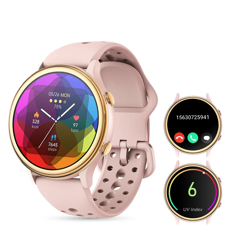 Montre Connectée LSFULL Femme ultra léger Appel Bluetooth, 1,27" HD Smartwatch