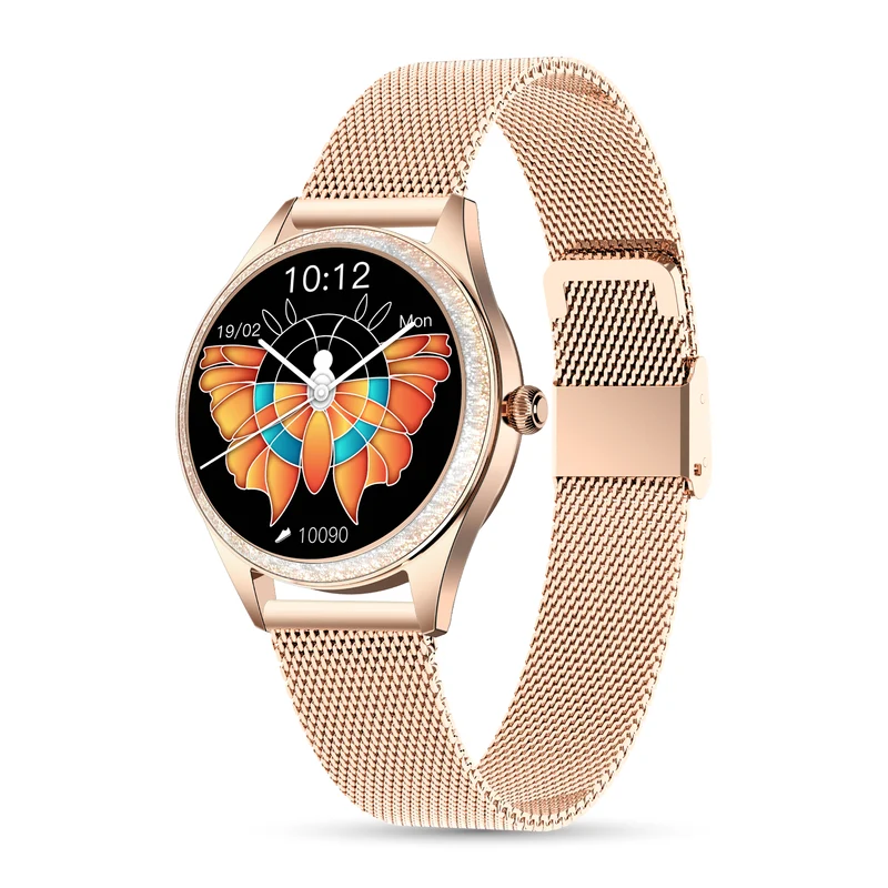 Montre connectée LSLUXE cadran avec paillettes ultra féminin