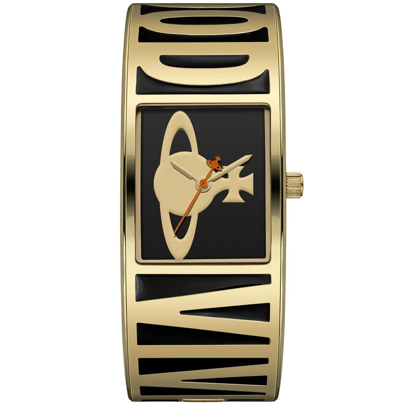Vivienne Westwood Belvoir 25mm Black Dial Steel Ladies Quartz Watch VV325BKGD