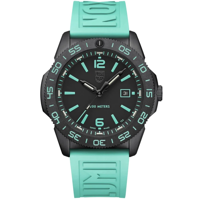 Luminox Pacific Diver 44mm Limited Edition Black Dial Rubber Mens Quartz Watch XS.3124.N.SET