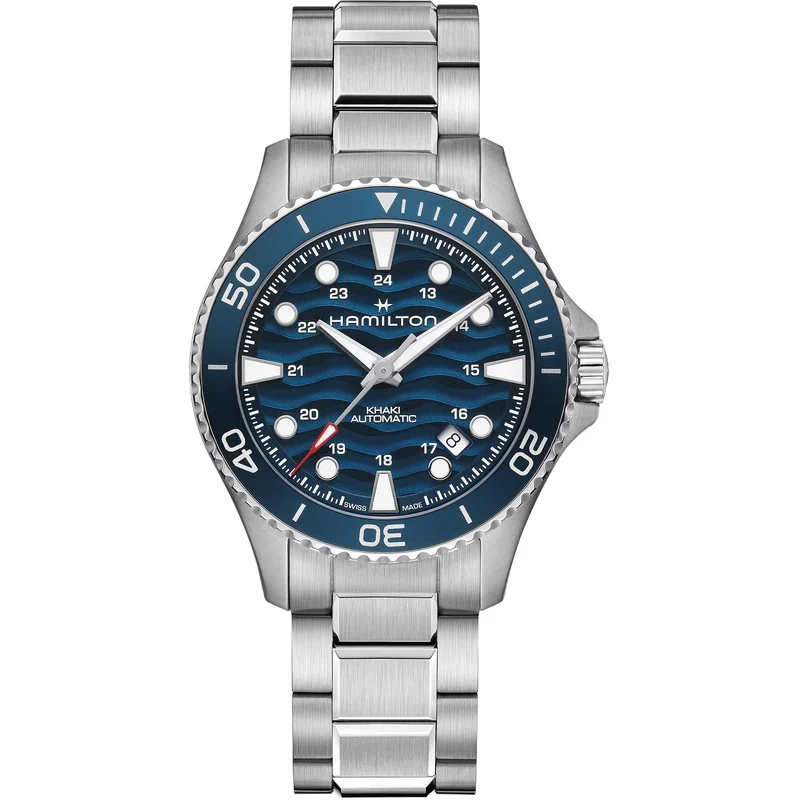 Hamilton Khaki Navy Scuba 40mm Blue Dial Steel Mens Automatic Watch H82425140