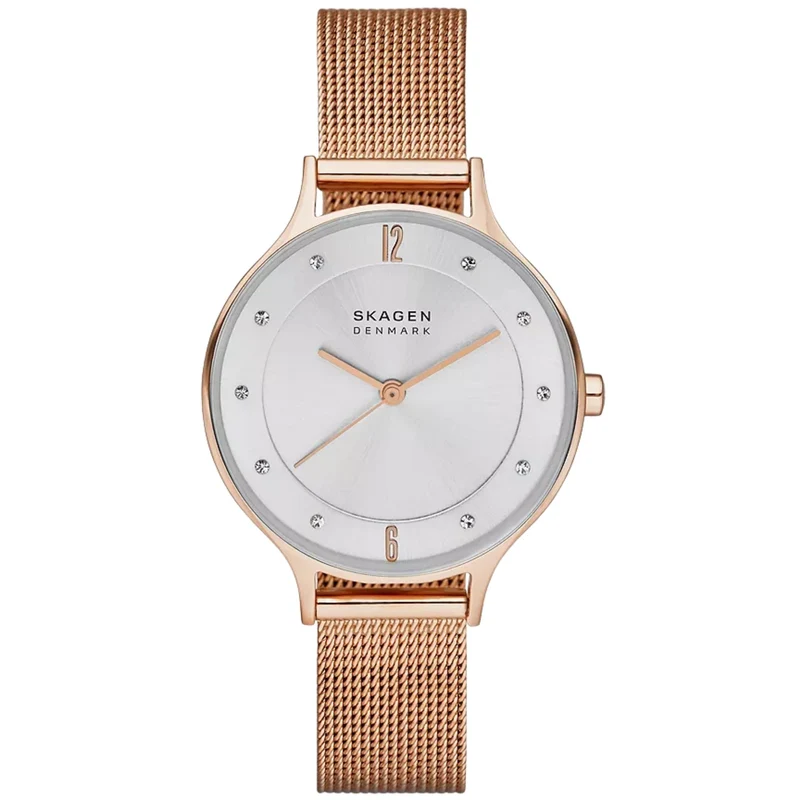 Skagen Anita Lille 30mm White Silver Dial Steel Ladies Quartz Watch SKW2151