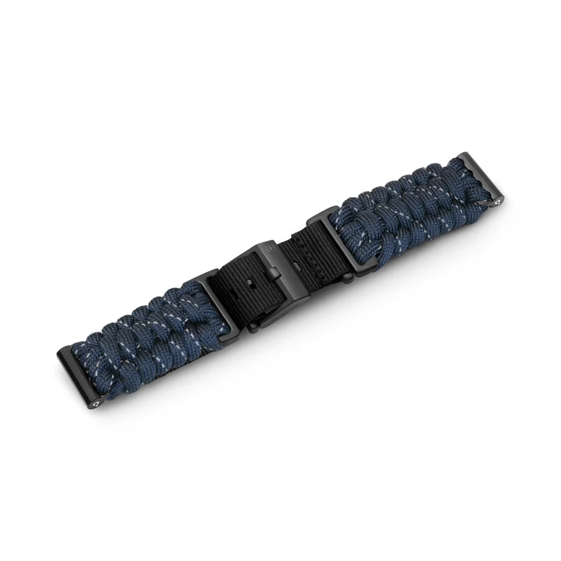 Victorinox Handwoven Paracord 21mm Victory Blue Watch Strap D1 V.60083
