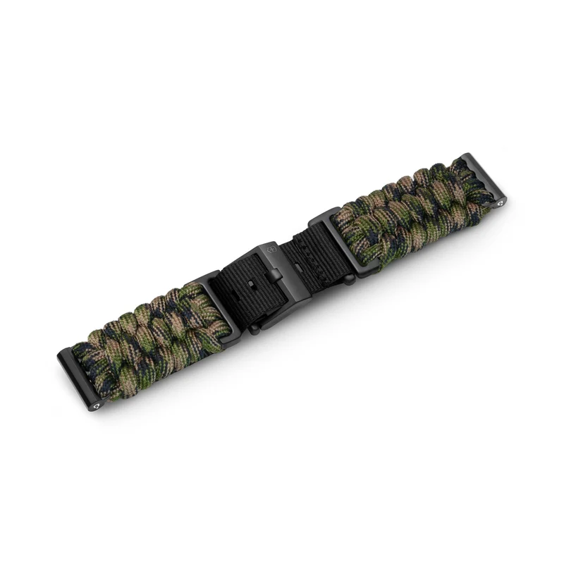 Victorinox Handwoven Paracord 21mm Green Camo Watch Strap D1 V.60085