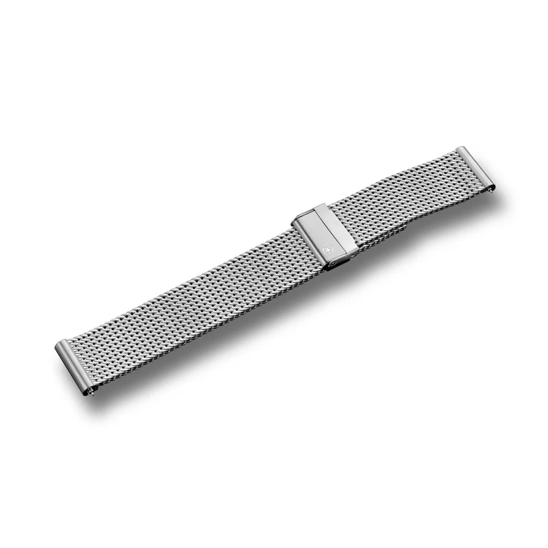 Victorinox High-Quality Silver PVD Small 16mm Mesh D1 Watch Strap V.60092